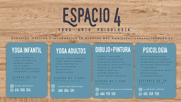 Espacio 4 Navalcarnero | Yoga, Pintura y Psicología