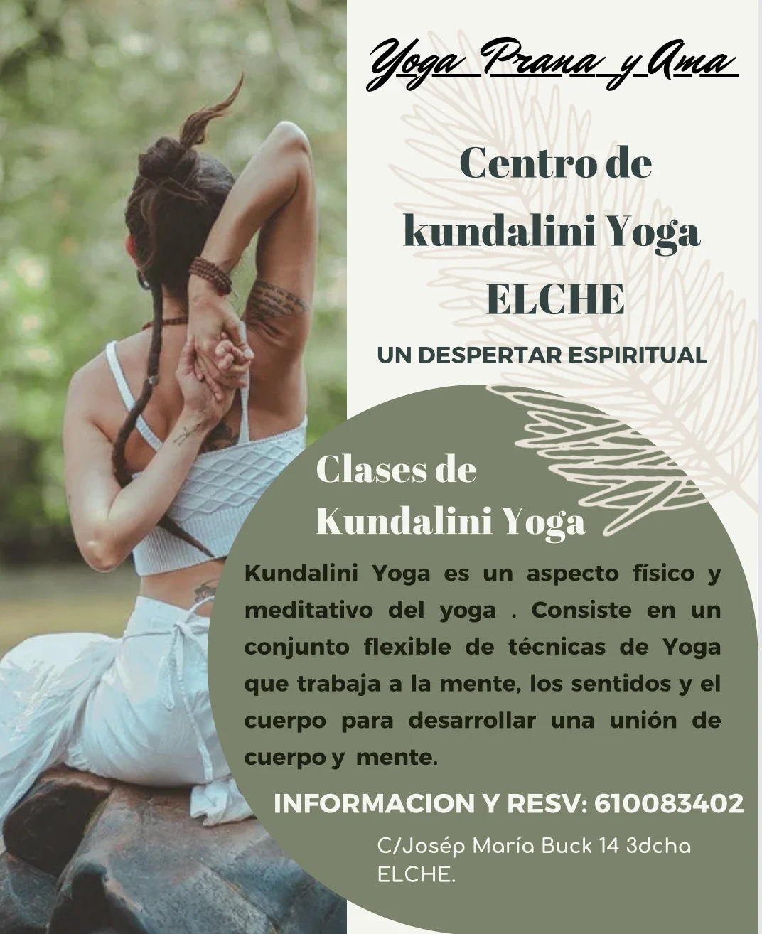 YOGA PRANA Y AMA. Yoga ELCHE. Kundalini Yoga - Harpal Singh. - 2